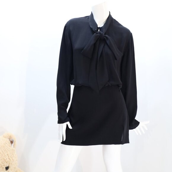 ZARA TIED MINI DRESS SZ M NWT - Picture 5 of 5